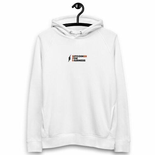Bitcoiner For Fairness Embroidered Women’s Organic Pullover HoodiE