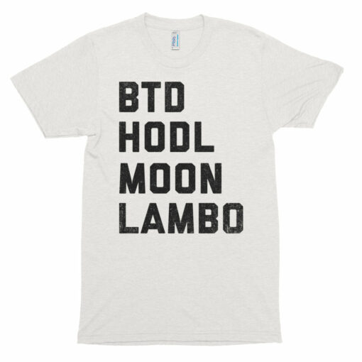 Buy The Dip, HODL, Moon, LAMBO Crypto Shirt Bitcoin Short sleeve soft t-shirt