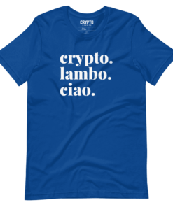 Crypto. Lambo. Ciao. DRK T-Shirt 5 Crypto Lambo Ciao DRK T Shirt 6