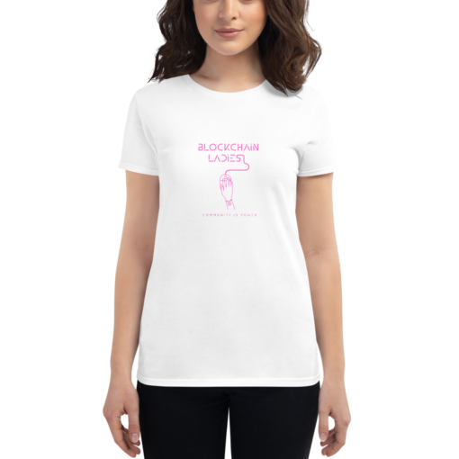 Crypto Merch – Blockchain Ladies Women’s t-shirt