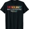 Crypto T-Shirt Millionaire Vintage Bitcoin Crypto