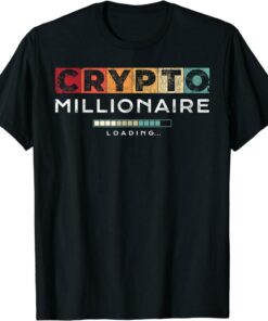 Crypto T-Shirt Millionaire Vintage Bitcoin Crypto