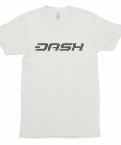 Dash Vintage Look TShirt Cryptocurrency Short sleeve soft t-shirt
