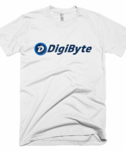 Digibyte DGB Distressed Logo Symbol Cryptocurrency Shirt American Apparel Short-Sleeve T-Shirt