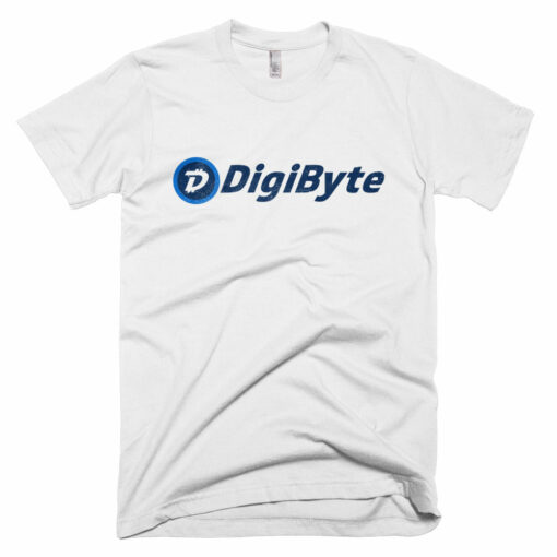 Digibyte DGB Distressed Logo Symbol Cryptocurrency Shirt American Apparel Short-Sleeve T-Shirt