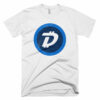 Digibyte DGB Distressed Logo Symbol Cryptocurrency Shirt Short-Sleeve T-Shirt
