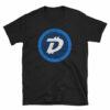 Digibyte DGB Distressed Logo Symbol Cryptocurrency Shirt Short-Sleeve Unisex T-Shirt