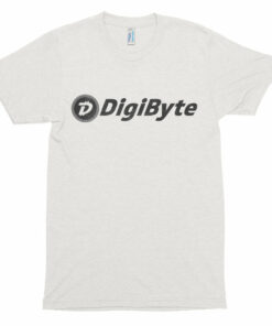 Digibyte DGB Distressed Logo Symbol Cryptocurrency Shirt Short sleeve soft t-shirt American Apparel