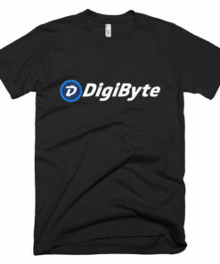 Digibyte DGB Logo Symbol Cryptocurrency Shirt Short-Sleeve T-Shirt American Apparel