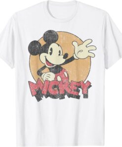 Distressed Vintage T-Shirt Disney Mickey And Friends Retro