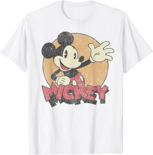 Distressed Vintage T-Shirt Disney Mickey And Friends Retro