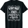 Distressed Vintage T-Shirt Made In 1989 35th Birthday