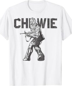 Distressed Vintage T-Shirt Star Wars Last Jedi Chewie