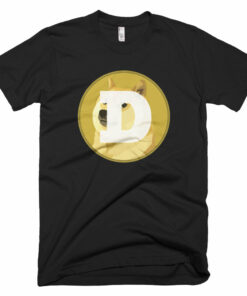 Dogecoin DOGE Crypto Shirt American Apparel Short-Sleeve T-Shirt