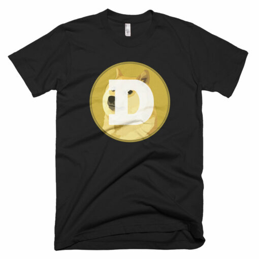 Dogecoin DOGE Crypto Shirt American Apparel Short-Sleeve T-Shirt