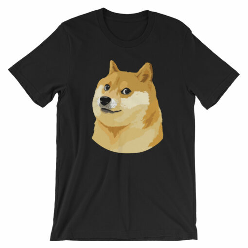 Dogecoin DOGE Crypto Shirt Short-Sleeve Unisex T-Shirt