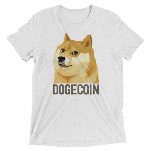 Dogecoin DOGE Distressed Crypto Shirt Short sleeve t-shirt