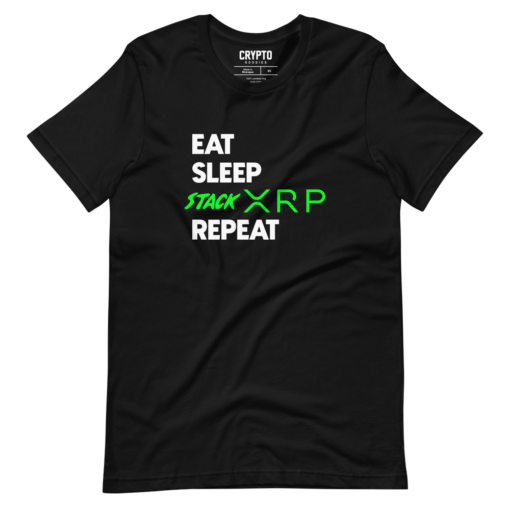 Eat, Sleep, Stack XRP, Repeat T-Shirt