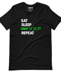 Eat, Sleep, Stack XRP, Repeat T-Shirt