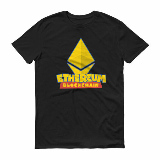 Ethereum Blockchain Toy Story Logo Tee  Cryptocurrency ETH Short-Sleeve T-Shirt