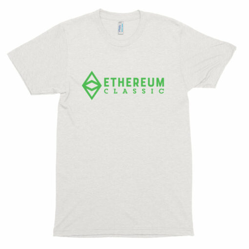 Ethereum Classic American Apparel Tee  ETC Logo Short sleeve soft t-shirt