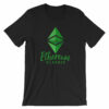 Ethereum Classic Logo Distressed Vintage Design Tee  Crypto ETC Short-Sleeve Unisex T-Shirt