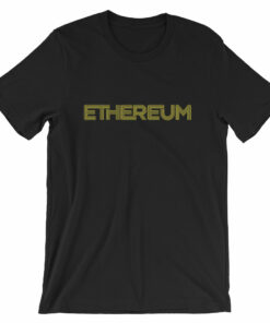 Ethereum ETH Connecting Lines Unique Crypto Shirt Short-Sleeve Unisex T-Shirt