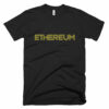 Ethereum ETH Connecting Lines Unique Crypto Short-Sleeve T-Shirt