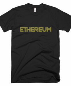 Ethereum ETH Connecting Lines Unique Crypto Short-Sleeve T-Shirt