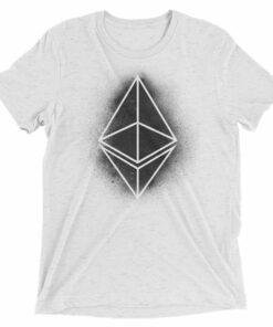 Ethereum ETH Logo Symbol Spray Paint Crypto Shirt Short sleeve t-shirt
