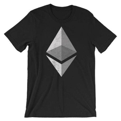 Ethereum Logo (Distressed) Short-Sleeve Unisex T-Shirt