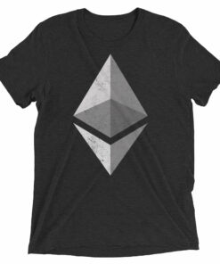 Ethereum Logo (Distressed) Short sleeve t-shirt