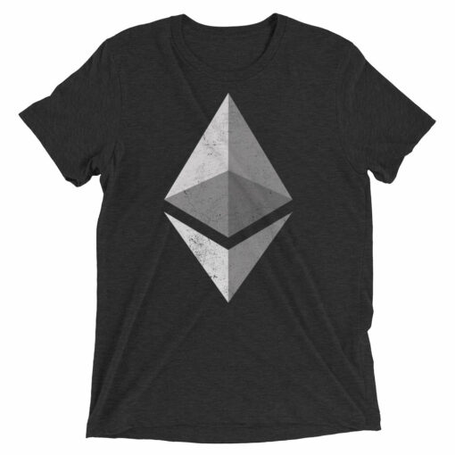 Ethereum Logo (Distressed) Short sleeve t-shirt