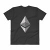 Ethereum Logo (Distressed) V-Neck T-Shirt