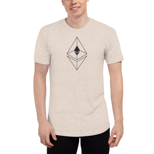 Ethereum T-shirts – Ethereum line design Men’s Track Shirt