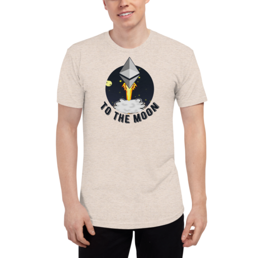 Ethereum T-shirts – Ethereum to the moon Men’s Track Shirt