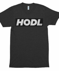 HODL Black Box Bitcoin Crypto Shirt American Apparel Short sleeve soft t-shirt