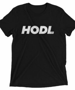 HODL Black Box Bitcoin Crypto Shirt Short sleeve t-shirt