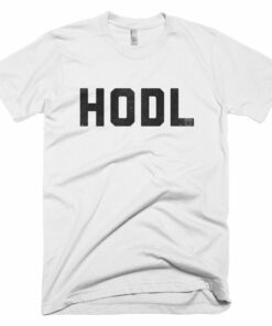 HODL Crypto Shirt American Apparel Bitcoin American Apparel Bitcoin Short-Sleeve T-Shirt