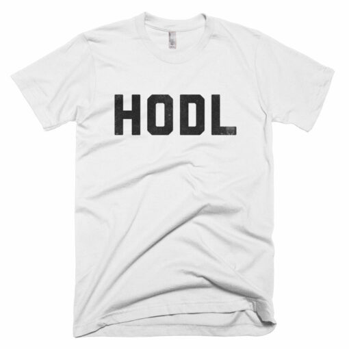 HODL Crypto Shirt American Apparel Bitcoin American Apparel Bitcoin Short-Sleeve T-Shirt