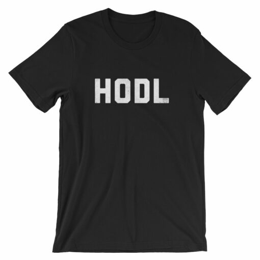 HODL Crypto Shirt American Apparel Bitcoin Short-Sleeve Unisex T-Shirt