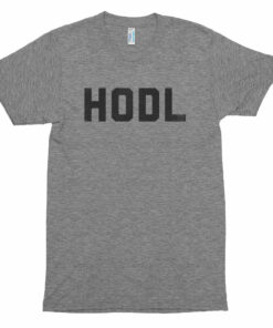 HODL Crypto Shirt American Apparel Bitcoin Short sleeve soft t-shirt