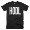 HODL Large Tall Font Bitcoin BTC Crypto Shirt Short-Sleeve T-Shirt