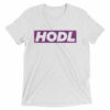 HODL Purple Box Bitcoin Crypto Shirt Short sleeve t-shirt