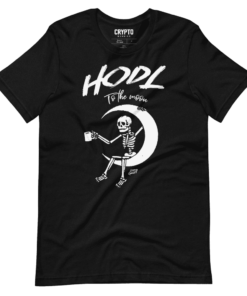 HODL x Skeleton to the Moon T-Shirt HODL x Skeleton to the Moon T-Shirt