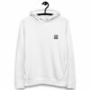 Infinity Divided by 21 Mio Bitcoin Embroidered Women’s Organic Pullover Hoodie