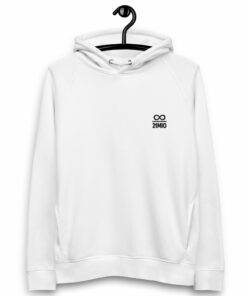 Infinity Divided by 21 Mio Bitcoin Embroidered Women’s Organic Pullover Hoodie