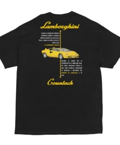 Lambo T-Shirt Lamborghini Countach Cuando El Rugido