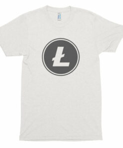 Litcoin LTC Logo Symbol American Apparel Short sleeve soft t-shirt
