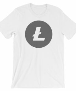 Litecoin Gray Short-Sleeve Unisex T-Shirt